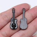 31x11mm 1.8g Multicolor Zinc Alloy Skull Guitar Charm Pendant for DIY Jewelry Making Accessories