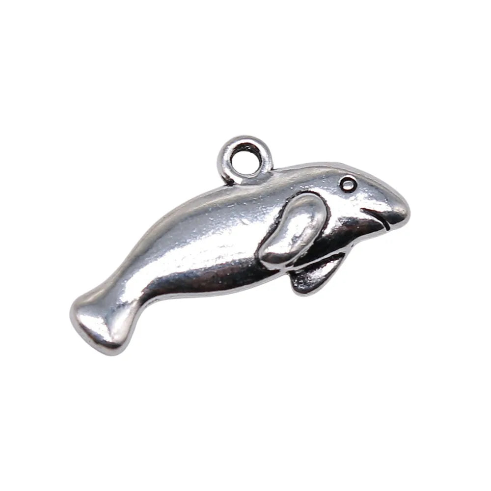 24x11mm 2g Antique Silver Zinc Alloy Seal Charm Pendant for DIY Necklace Bracelet Jewelry Making