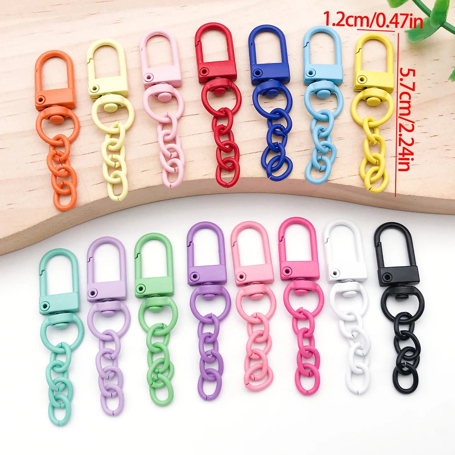 Enamel Zinc Alloy Spring Clasps Style 4557