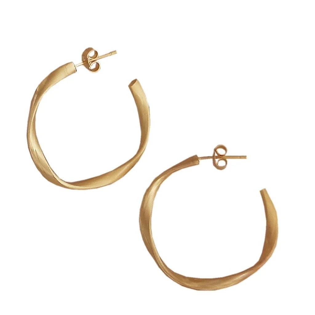 Silver Plated Copper Geometric Hoop Earrings, Fashion Versatile Elegant Earrings For Women