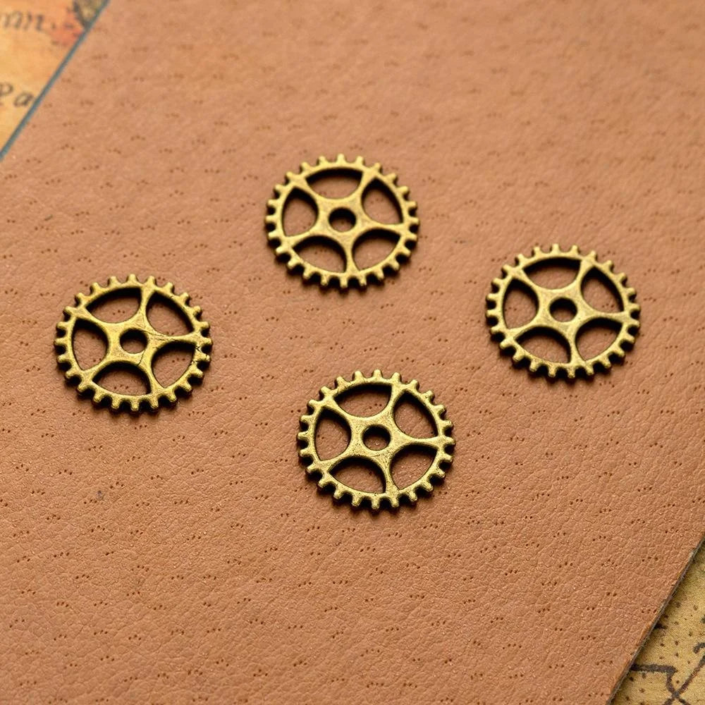 15MM Antique Silver Zinc Alloy Charm Pendant for DIY Necklace Bracelet Jewelry Making