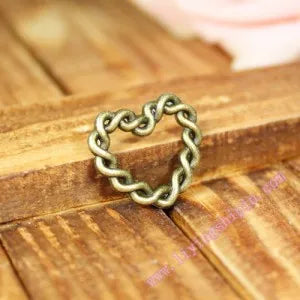 21x20MM Antique Silver Zinc Alloy Heart Charm Pendant for DIY Necklace Bracelet Jewelry Making