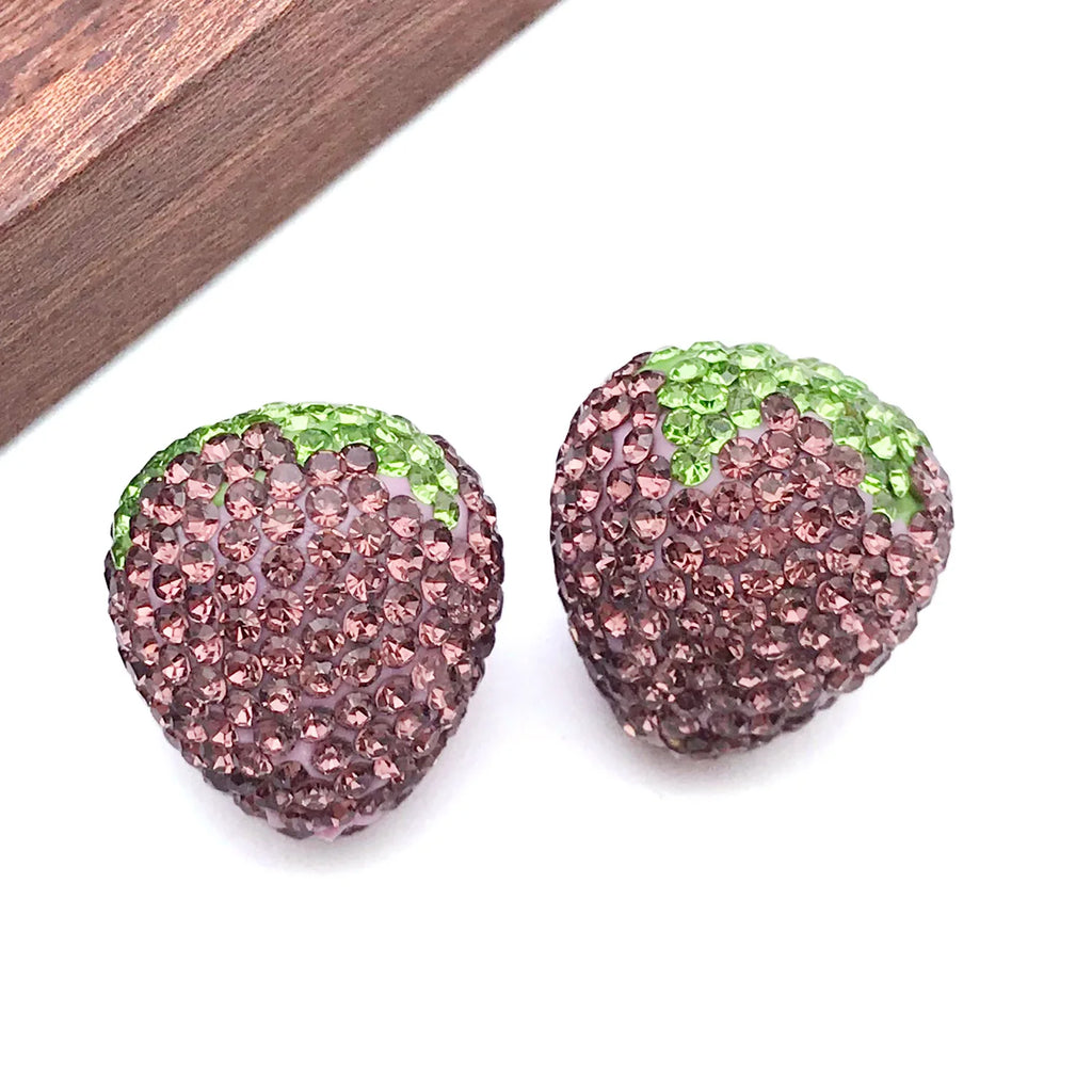 Crystal Strawberry Beads