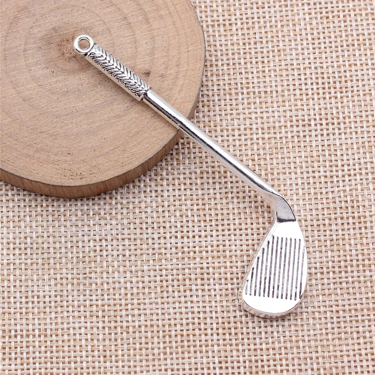 78x26mm 7.1g Multicolor Zinc Alloy Golf Club Charm Pendant for DIY Necklace Bracelet Jewelry Making