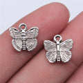 12x13mm 0.6g Zinc Alloy Butterfly Charm Pendant for DIY Necklace Bracelet Jewelry Making