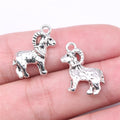 22x14mm 2.1g Antique Silver Zinc Alloy Sheep Charm Pendant for DIY Necklace Bracelet Jewelry Making