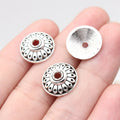 14x14x4.2mm 0.89g Multicolor Zinc Alloy Flower Bead Caps for Beaded Bracelet Necklace DIY Jewelry