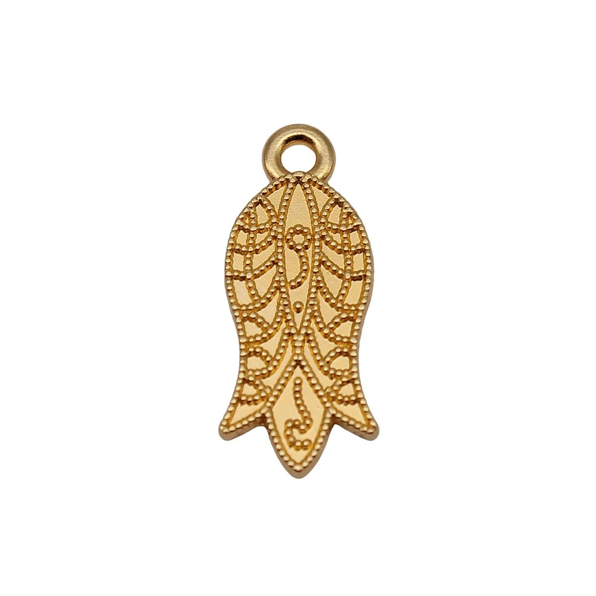 22x9.2mm 0.9g Bright Gold Zinc Alloy Flower Charm Pendant for Necklace Bracelet Jewelry Making