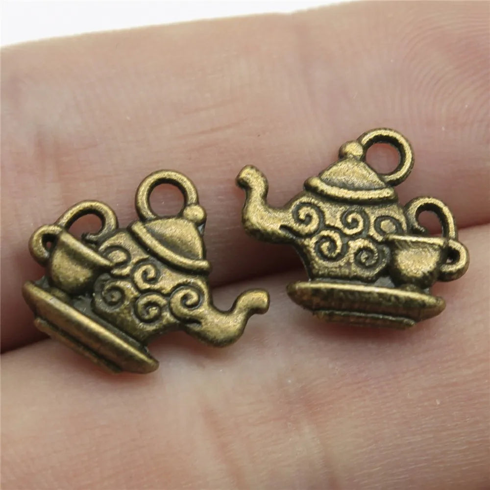 13x15mm 1.2g Zinc Alloy Charm Pendants for DIY Jewelry Accessories