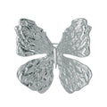 Elegant 3D Gold Alloy Butterfly Brooch With Textured Wings, Luxury Lapel Pin Corsage Suit Accessory Gift