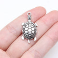 31x16mm 2g Antique Silver Zinc Alloy Turtle Charm Pendant for DIY Necklace Bracelet Jewelry Making