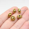 9.2x9.2x4.9mm 0.91g Multi Color Zinc Alloy Spacer Beads Jewelry Findings for DIY Pendant and Bracelet Making