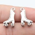 20x11mm 1.1g Antique Silver Zinc Alloy Roller Skate Charm Pendant for DIY Bracelet Necklace Making