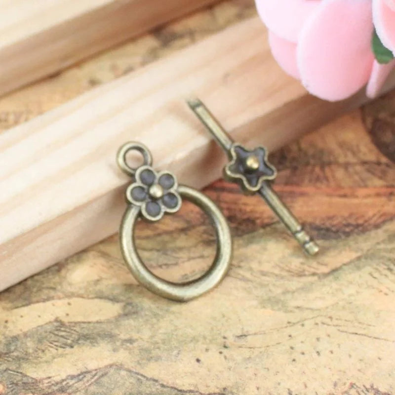 14MM Antique Silver Zinc Alloy Flower Charm Pendant for DIY Necklace Bracelet Jewelry Making