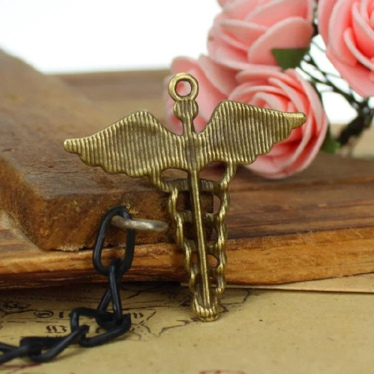 40MM Antique Silver Zinc Alloy Wing Charm Pendant for DIY Necklace Bracelet Jewelry Making