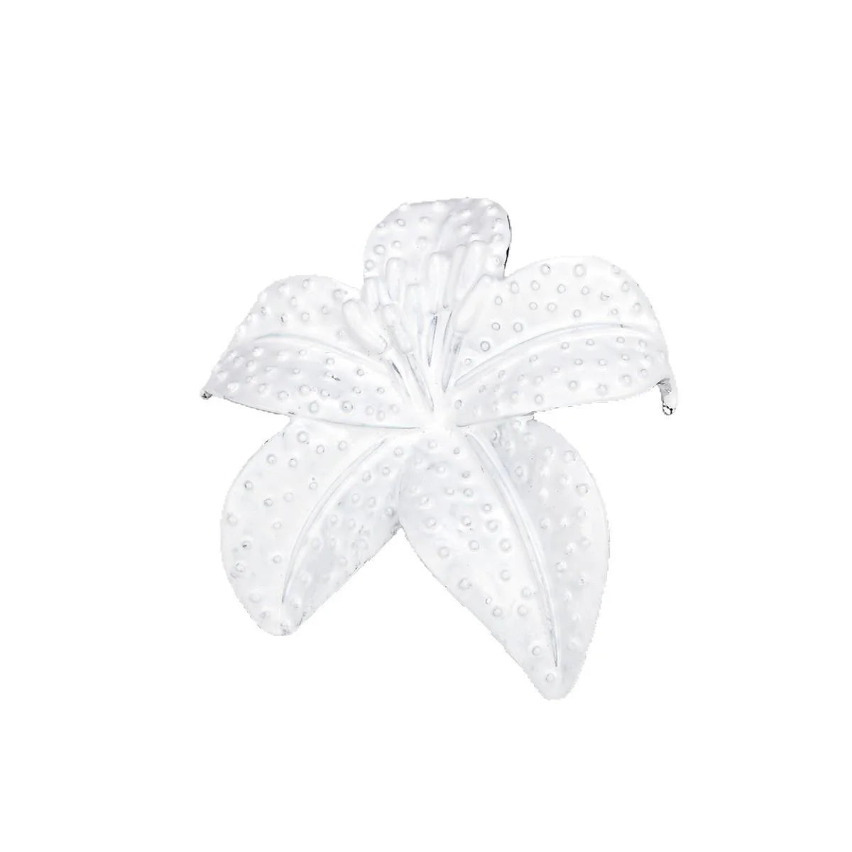 Elegant White Enamel Flower Brooch With Rhinestone Dew, Women's Lapel Pin Corsage Suit Accessory Gift