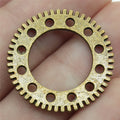 25mm 3g Multicolor Zinc Alloy Gear Charm Pendant for DIY Steampunk Jewelry Making