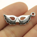 31x12mm 1.4g Multicolor Zinc Alloy Mask Charm Pendant for DIY Necklace Bracelet Jewelry Making