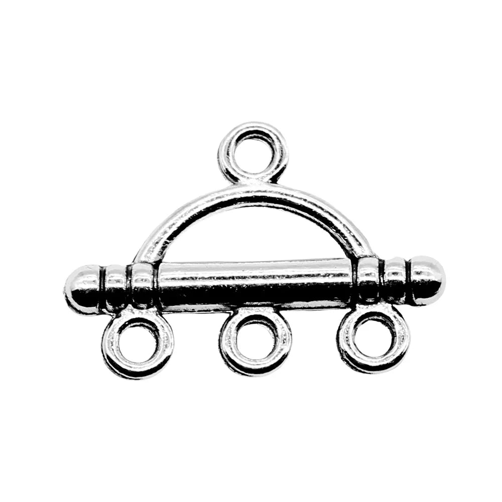 19x13mm 1.1g Multicolor Zinc Alloy Hollow Pattern Earring Connector Charms for DIY Earring Making