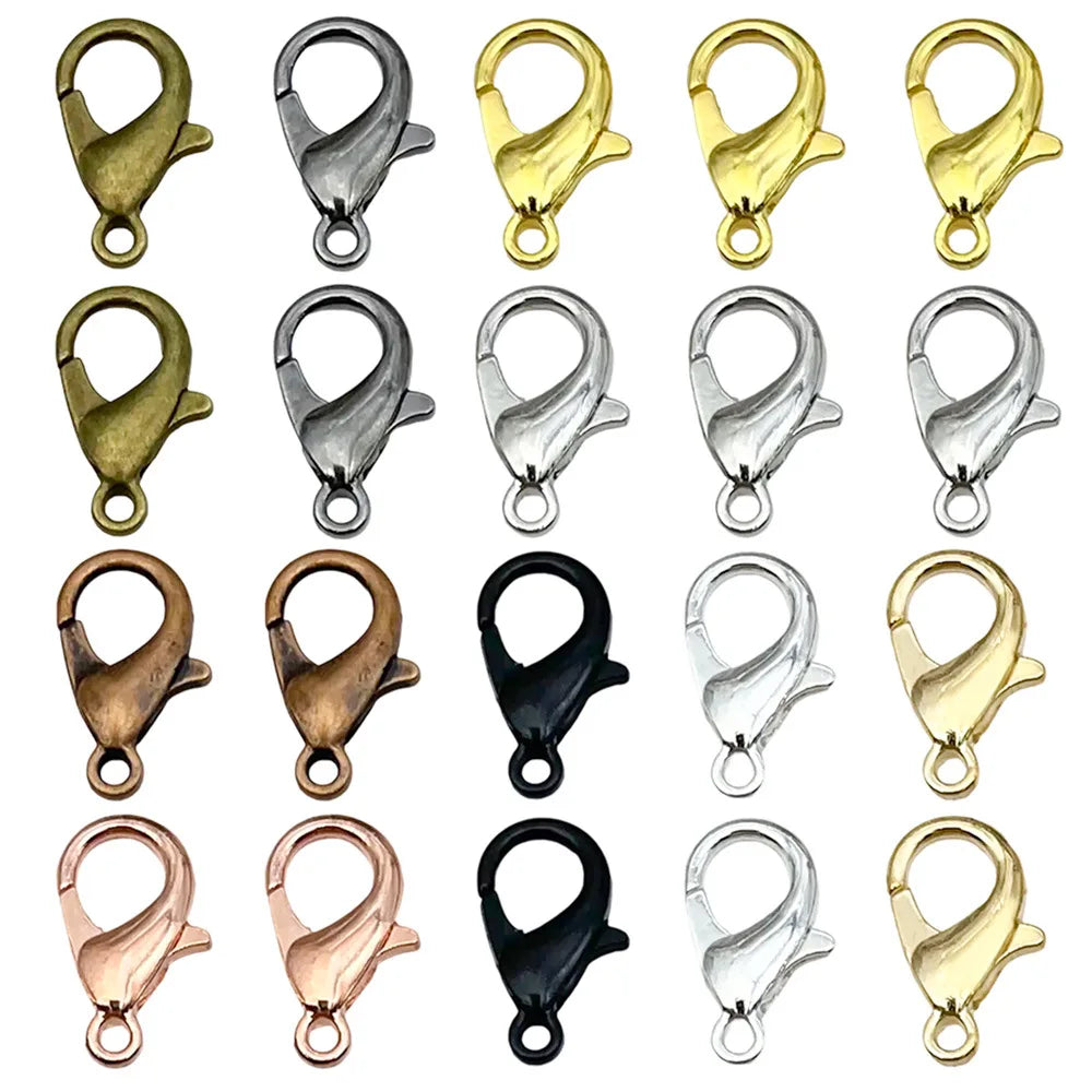 Antique Zinc Alloy Lobster Clasps