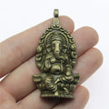 62x32mm 15.6g Zinc Alloy Elephant God Charm Pendant for DIY Necklace Bracelet Jewelry Making