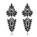 Elegant Long Crystal Rhinestone Tassel Earrings For Women Luxury Bridal Wedding Party Jewelry Gift