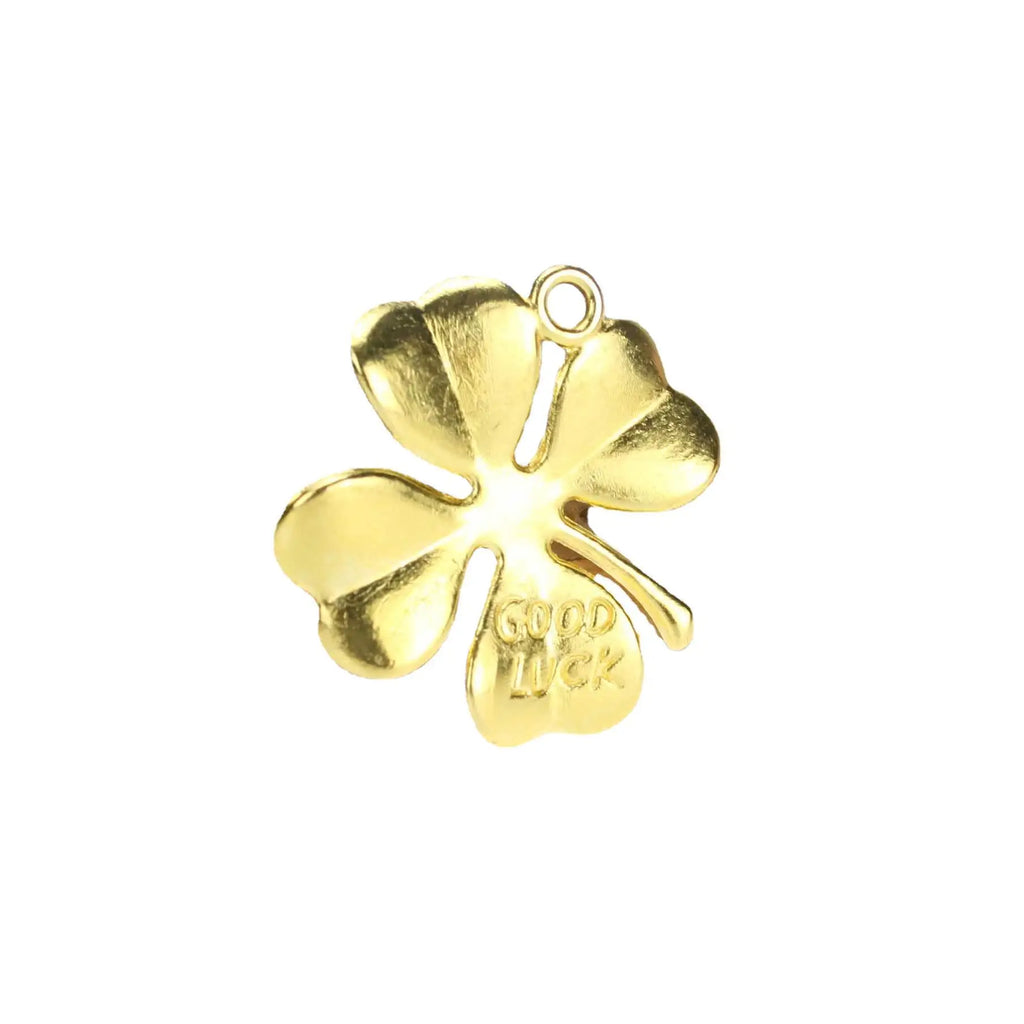 27MM Zinc Alloy Four Leaf Clover Charm Pendant for DIY Necklace Bracelet Jewelry Making