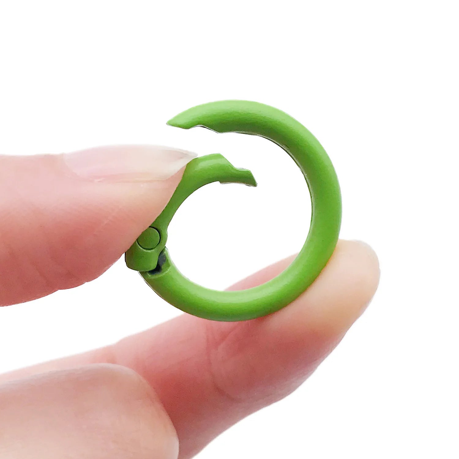 Enamel Zinc Alloy Headphone Ring Spring Clasps