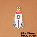 Zinc Alloy Rocket Charm Pendant for DIY Necklace Bracelet Jewelry Making