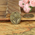 25x21MM Antique Silver Zinc Alloy Oval Charm Pendant for DIY Necklace Bracelet Jewelry Making