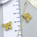 Enamel Stainless Steel Butterfly Spacer Beads for Bracelet Necklace Keychain DIY