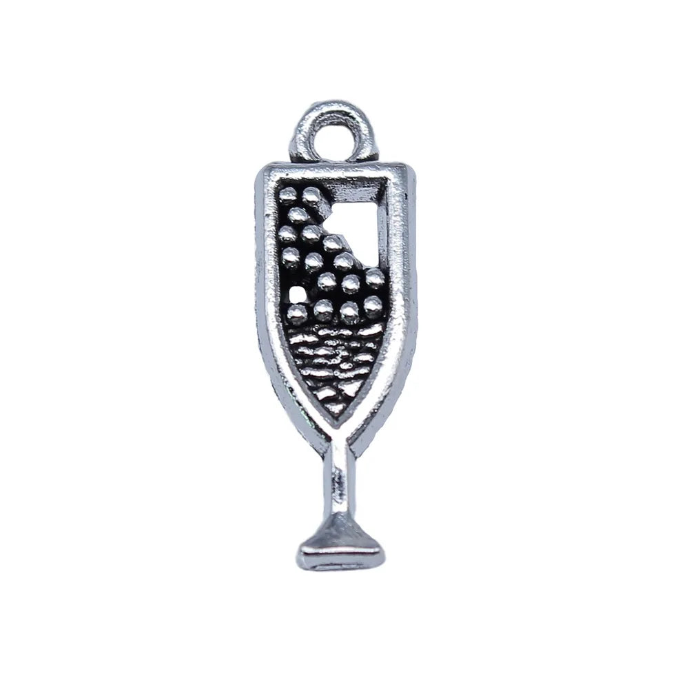 7x20mm 0.7g Vintage Zinc Alloy Charm Pendants for DIY Jewelry Accessories
