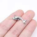 17x27mm 0.86g Antique Silver Zinc Alloy Narwhal Charm Pendant for DIY Jewelry Making