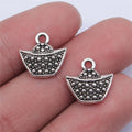 14x13mm 1.6g Multicolor Zinc Alloy Yuanbao Ingot Charm Pendant for DIY Bracelet Jewelry Making