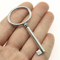 63x30mm 5.5g Antique Silver Zinc Alloy Key Charm Pendant for DIY Necklace Bracelet Jewelry Findings