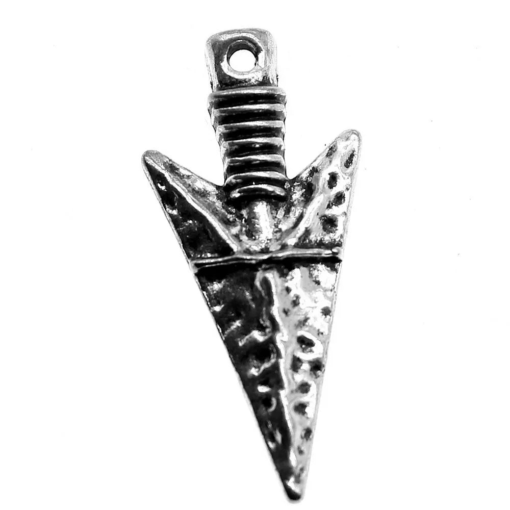 36x16mm 2.7g Multicolor Zinc Alloy Bow and Arrow Charm Pendant for DIY Archer Theme Jewelry Making