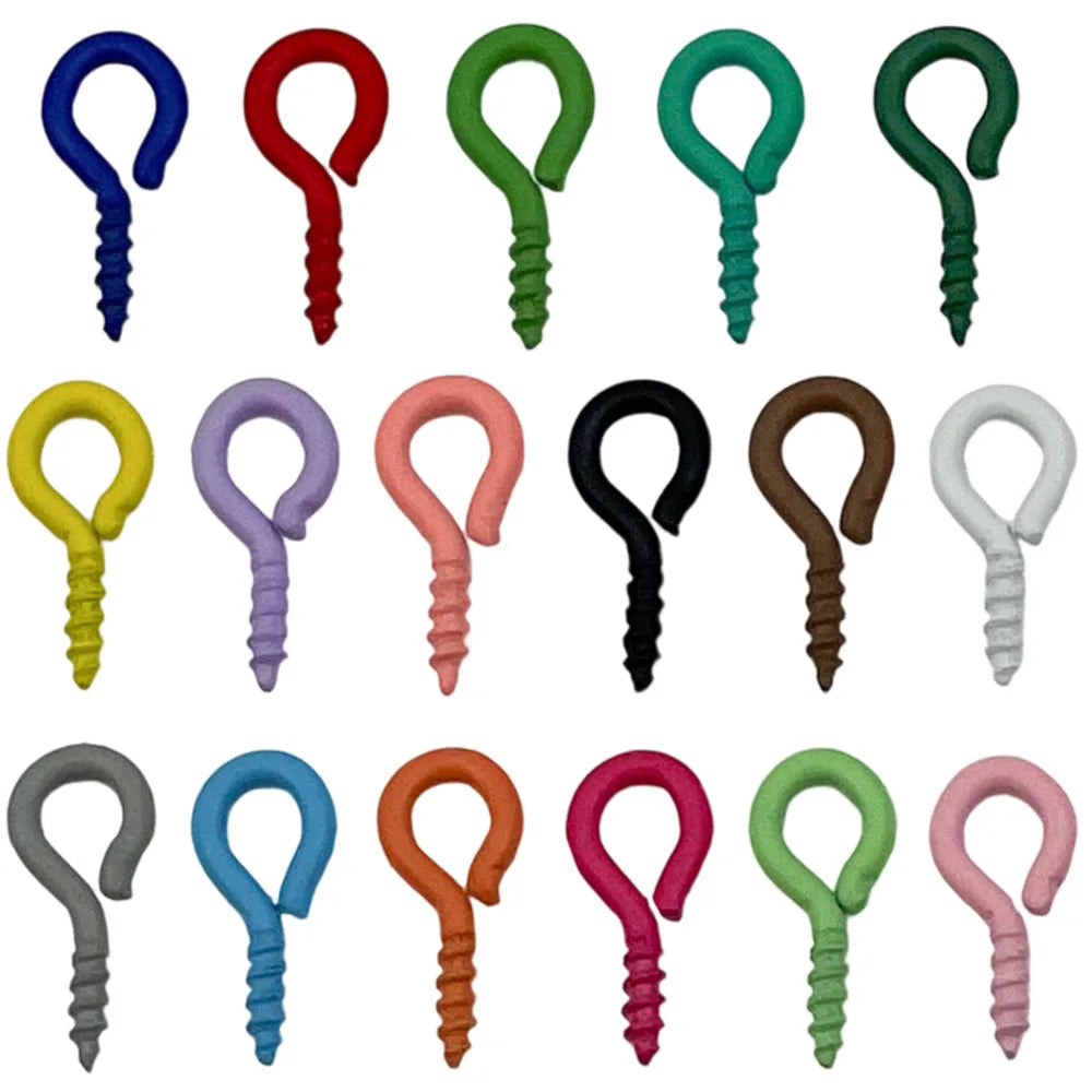 Iron Screw Eye Pins Hooks for DIY Jewelry Accessories