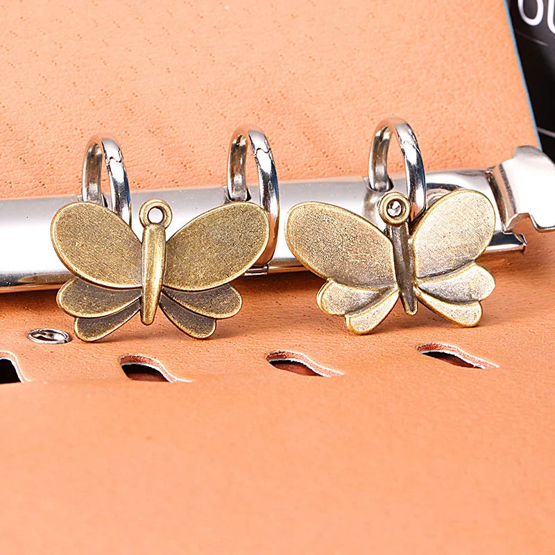 28x18MM Antique Silver Zinc Alloy Butterfly Charm Pendant for DIY Necklace Bracelet Jewelry Making