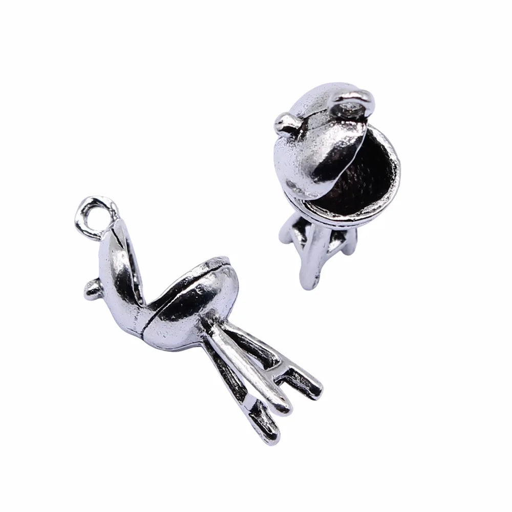 26x11mm 2.9g Antique Silver Zinc Alloy BBQ Grill Charm Pendant for DIY Necklace Bracelet Jewelry Making