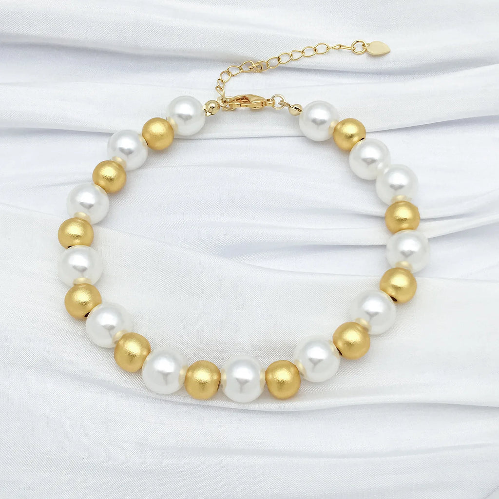 Antique Gold Copper Alloy Round Spacer Beads for Bracelet and Necklace Jewelry Making