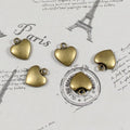 12x10MM Antique Silver Zinc Alloy Heart Charm Pendant for DIY Necklace Bracelet Jewelry Making