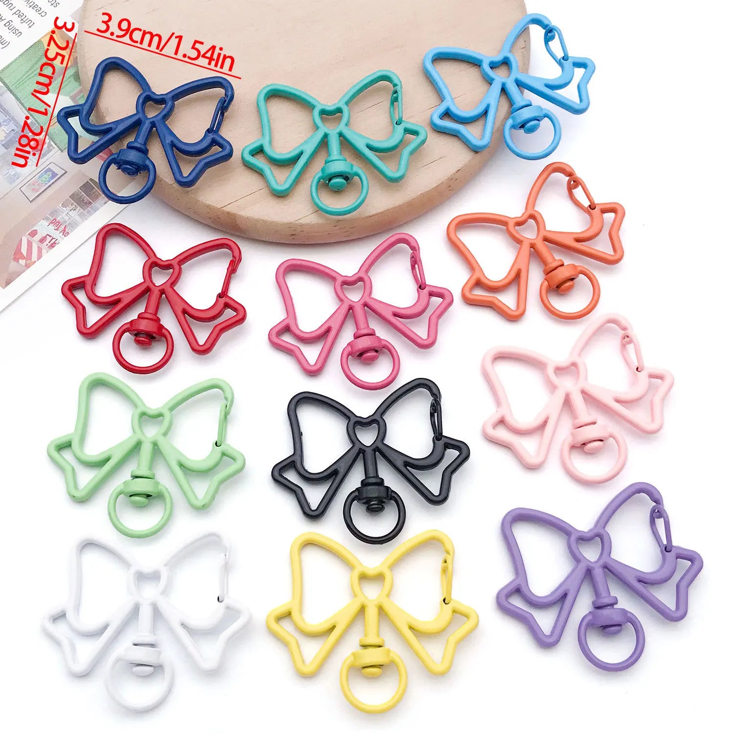 Enamel Zinc Alloy Butterfly Enamel Charm Pendants