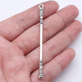 70mm 3.1g Antique Silver Zinc Alloy Sword Weapon Charm Pendant for COSPLAY DIY Jewelry Making