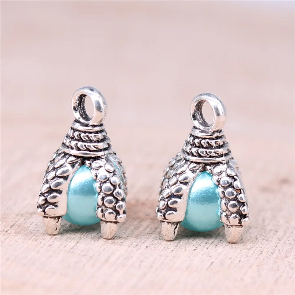 10x15mm 1.2g Zinc Alloy Eagle Claw Dragon Claw Loose Metal Beads for DIY Earrings Necklace