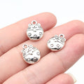 15x11x6.3mm 2.5g Multicolor Zinc Alloy Lucky Cat Charm Pendant for DIY Bracelet Necklace Jewelry Making