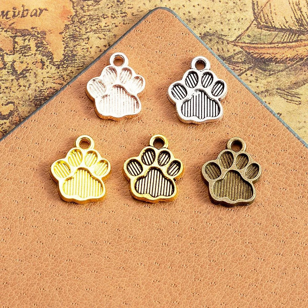 15x12MM Zinc Alloy Cat Dog Charm Pendant for DIY Necklace Bracelet Jewelry Making