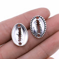 16x22mm 2.7g Antique Silver Zinc Alloy Shell Connector Charm for DIY Bracelet Necklace Jewelry Making