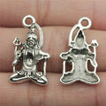 15x26mm 1.7g Antique Silver Zinc Alloy Indian Deity Charm Pendant for DIY Jewelry Making