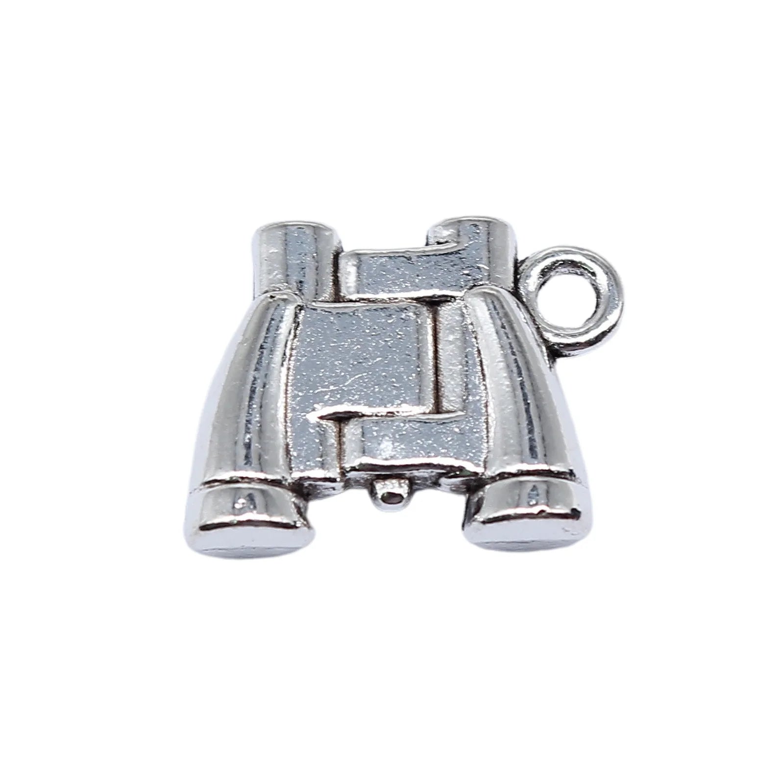 16x13mm 2.8g Antique Silver Zinc Alloy Binoculars Charm Pendant for DIY Necklace Bracelet Making
