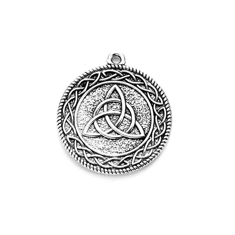 28MM Zinc Alloy Double Sided Charm Pendant for DIY Necklace Bracelet Jewelry Making